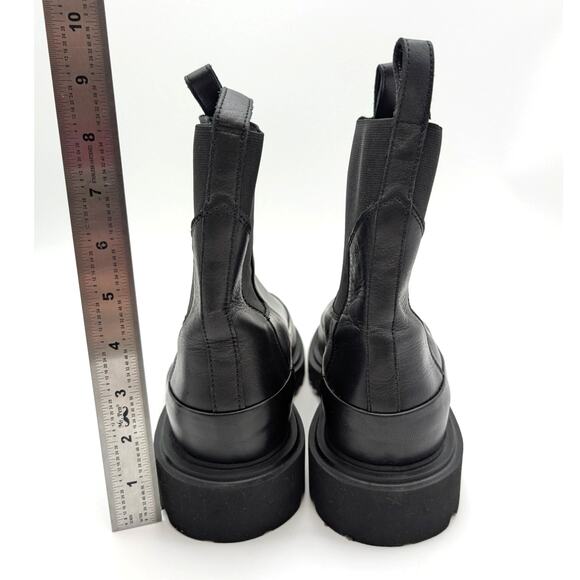 Allsaints Harlee Pull On Chelsea Boots Round Toe Women's Black Size US9.5 EU39.5 - Picture 4 of 13
